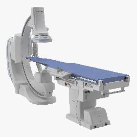 C-Arm System with Table Toshiba Infinix i Core 3D model